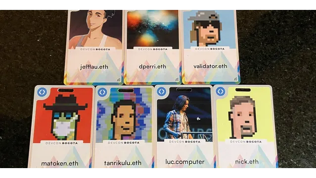 POAP x ENS x IYK swag at Devcon 6 by the numbers