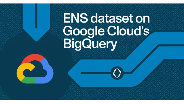 ENS community dataset on Google Cloud BigQuery